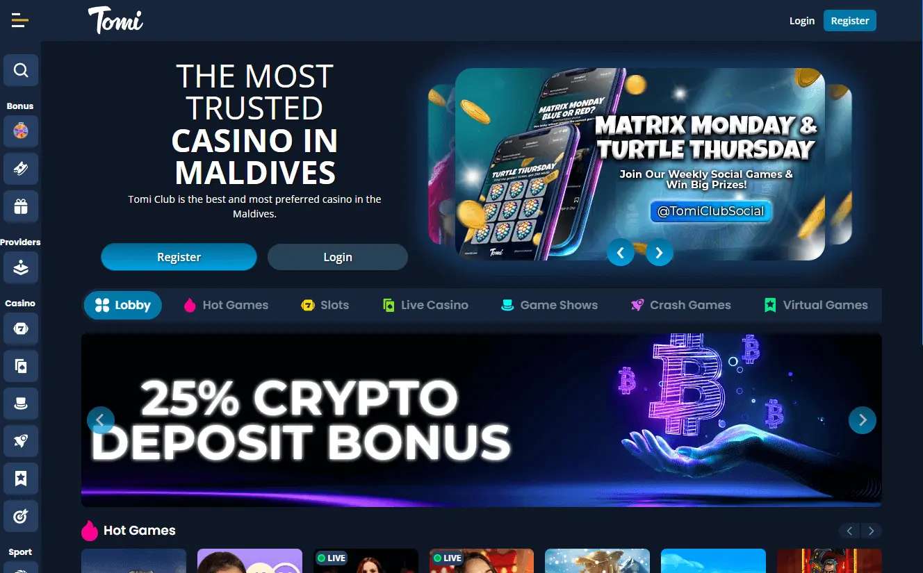 tomi club - tomi club maldives - tomi club casino