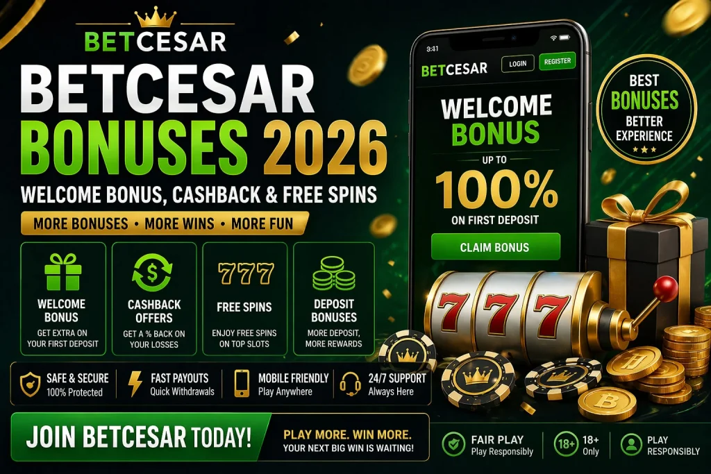BetCesar Bonuses 2026