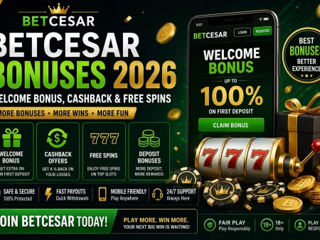 BetCesar Bonuses 2026: Welcome Bonus, Cashback and Free Spins