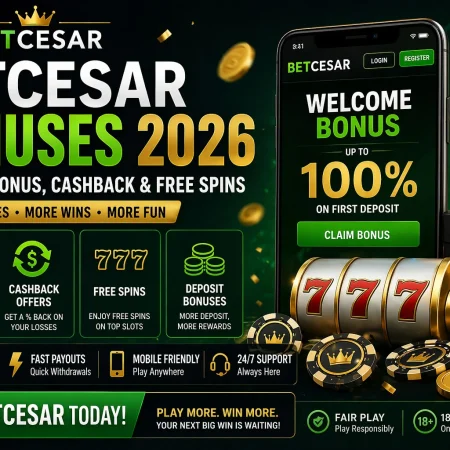 BetCesar Bonuses 2026: Welcome Bonus, Cashback and Free Spins