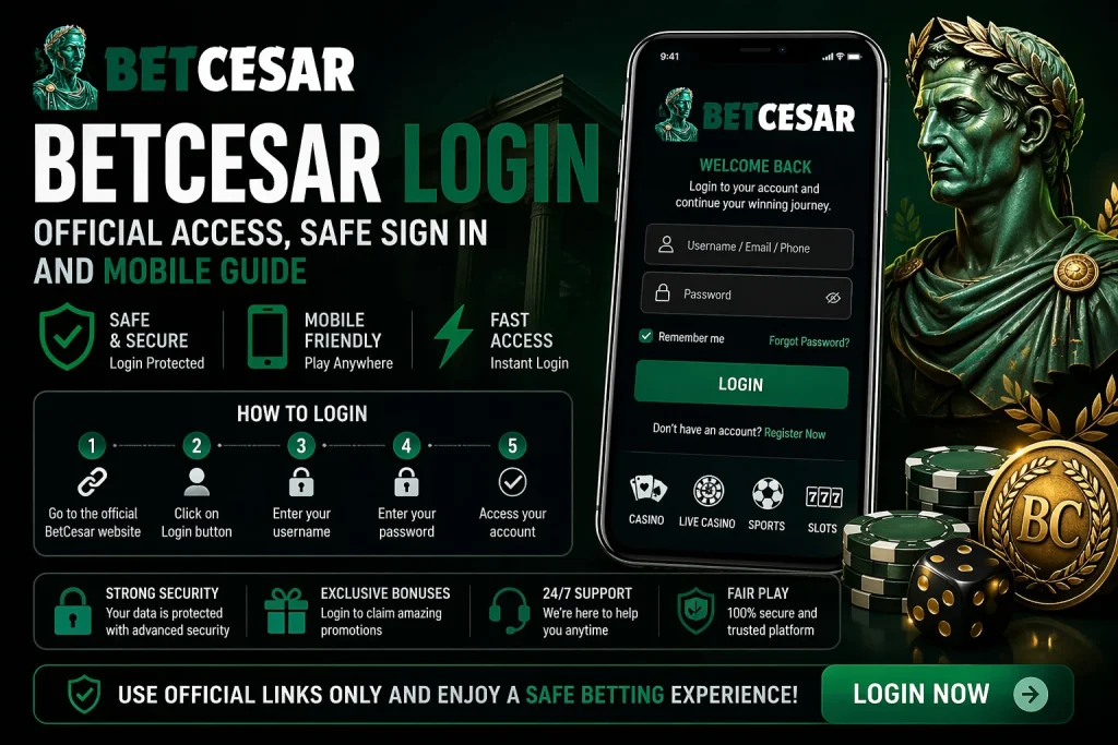 BetCesar Login 2026
