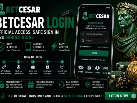 BetCesar Login 2026: Official Access, Safe Sign In and Mobile Guide