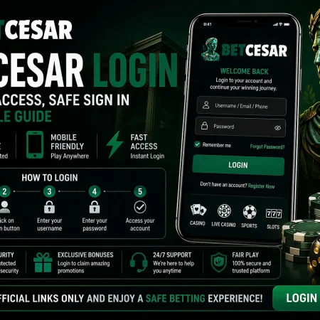 BetCesar Login 2026: Official Access, Safe Sign In and Mobile Guide