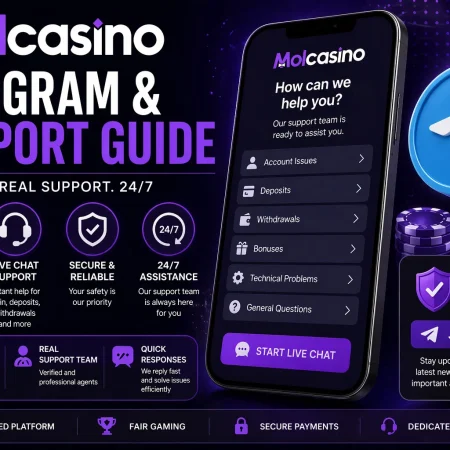 Mol Casino Telegram & Support