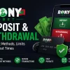 Rony Bet Deposit and Withdrawal: Payment Methods, Limits and Payout Times