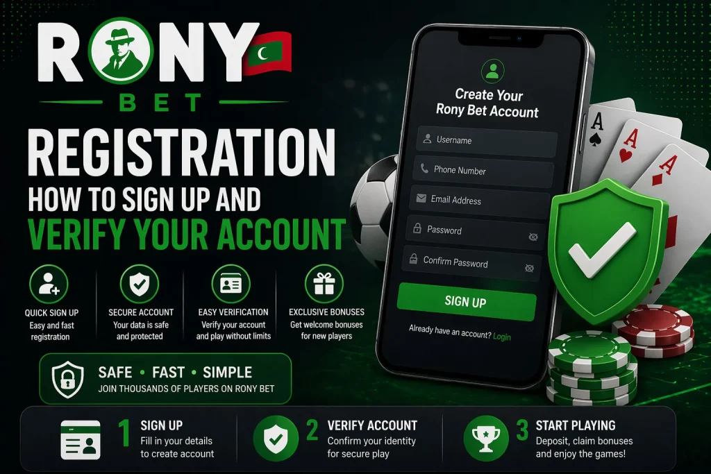 Rony Bet Registration