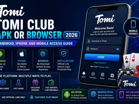 Tomi Club APK or Browser 2026: Android, iPhone and Mobile Access Guide